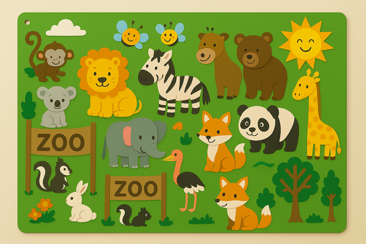 Farma i zoo dla dzieci – nauka o zwierzętach 
