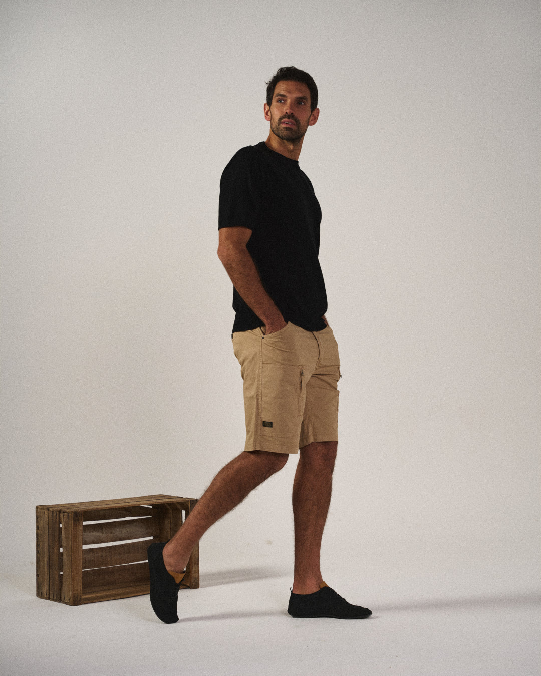 Alaric | Męskie Wsuwane Sneakersy Low Top z Dzianinowym Wyglądem i Detalem Sznurowania