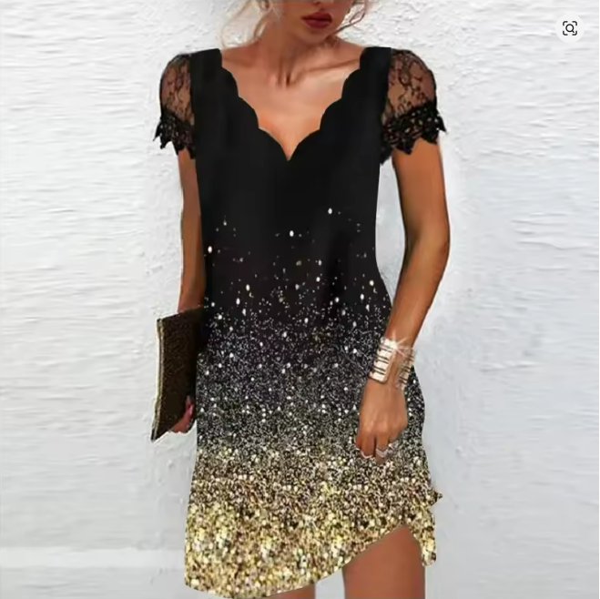 Weronika | Women's Glitter Dress for Party