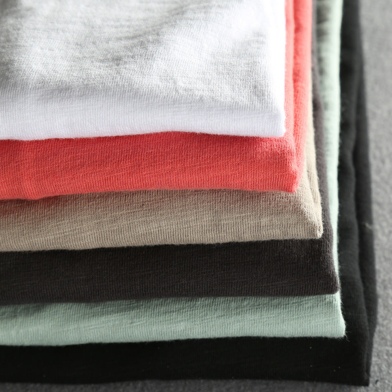 Męski T-Shirt z Długim Rękawem o Klasycznym Kroju | Minimalistyczny Styl