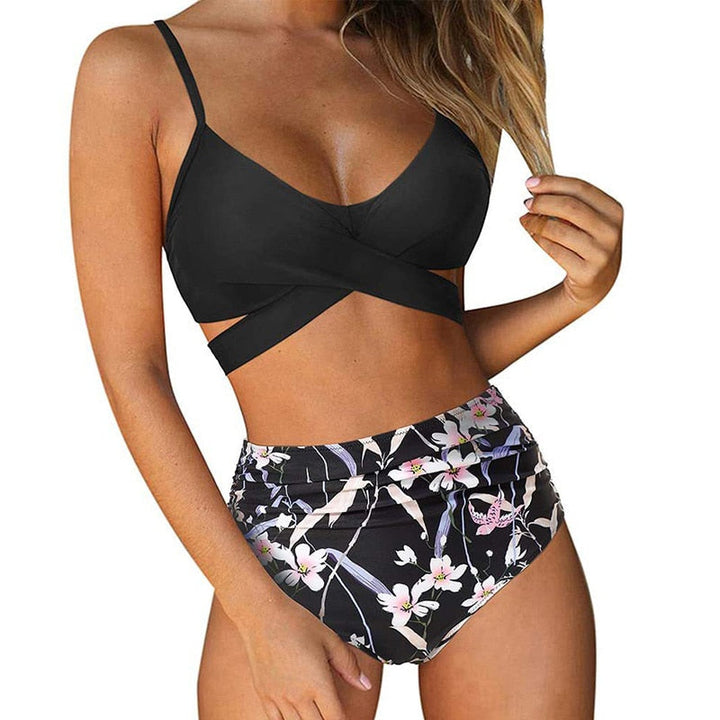 Natalia | Damski strój kąpielowy bikini z wysokim stanem
