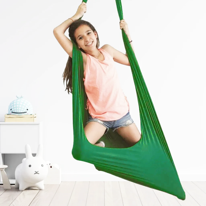 Sensory Swing for Children | Fabric Hammock | For Indoor and Outdoor Use | Adjustable Suspension