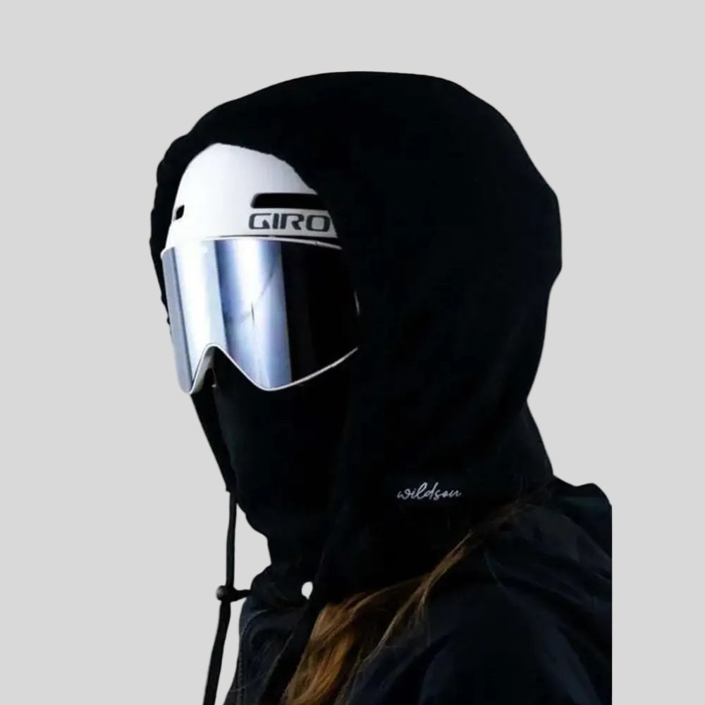 Kominiarka do sportów zimowych – ocieplana maska na twarz kompatybilna z kaskiem, przeznaczona do jazdy na nartach i snowboardzie 2