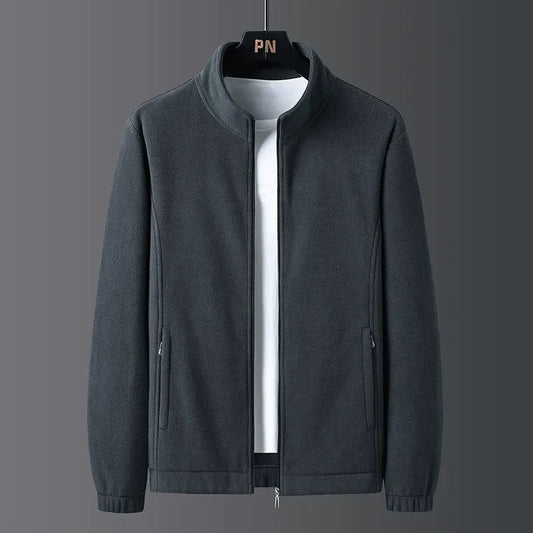 Kurtka męska – regularny krój – kołnierz stójka – zamek błyskawiczny na całej długości – gumka – kieszenie