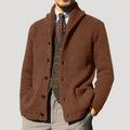 Winston | Men’s Regular-Fit Wool-Style Cardigan with Shawl Collar