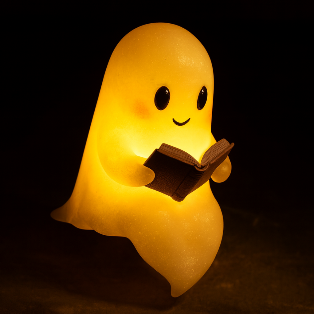 Lampka nocna Ghost Night Light dla dzieci – lampka nocna LED z ciepłym, miękkim światłem dla dzieci 0