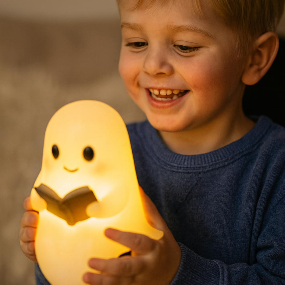 Lampka nocna Ghost Night Light dla dzieci – lampka nocna LED z ciepłym, miękkim światłem dla dzieci 2