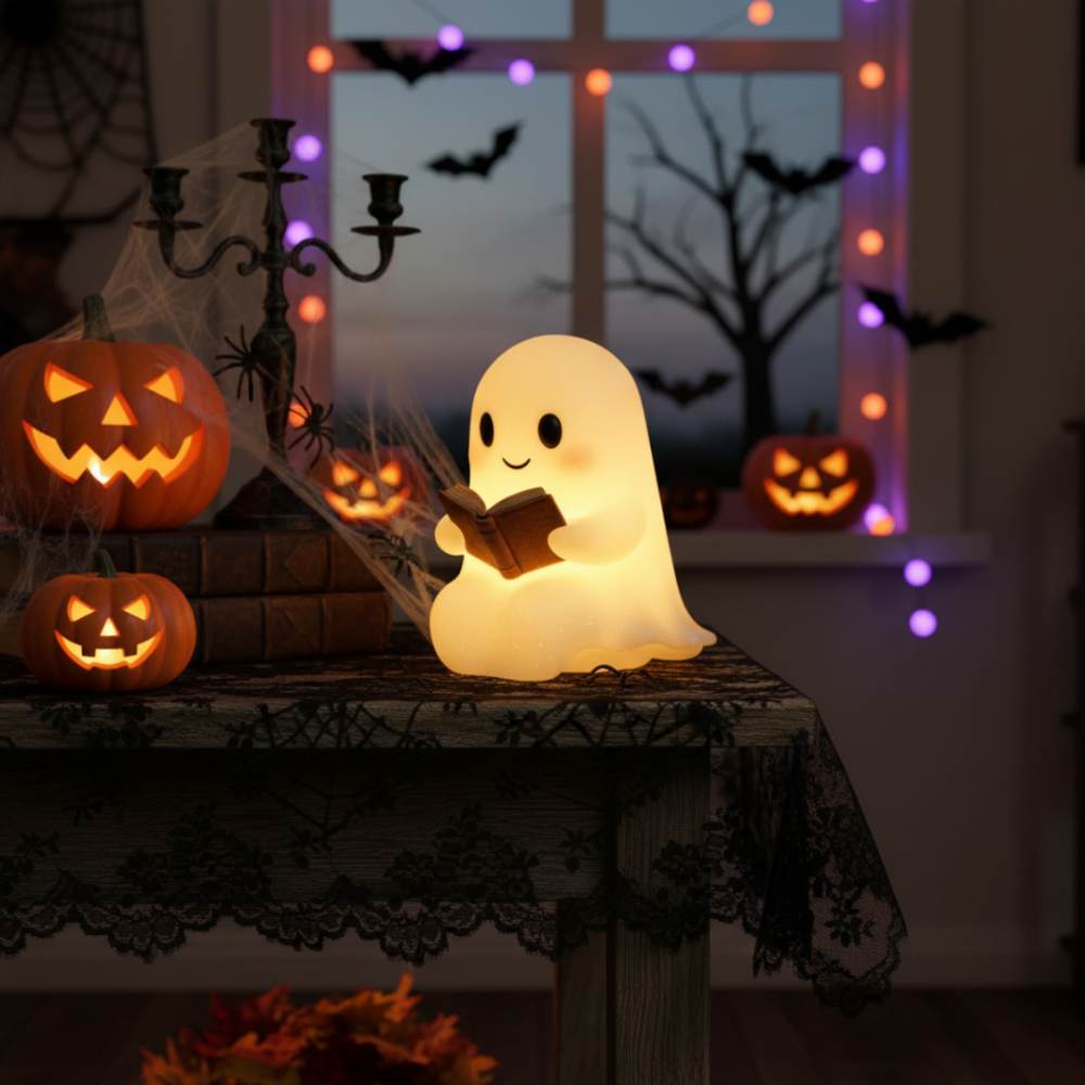Lampka nocna Ghost Night Light dla dzieci – lampka nocna LED z ciepłym, miękkim światłem dla dzieci 5