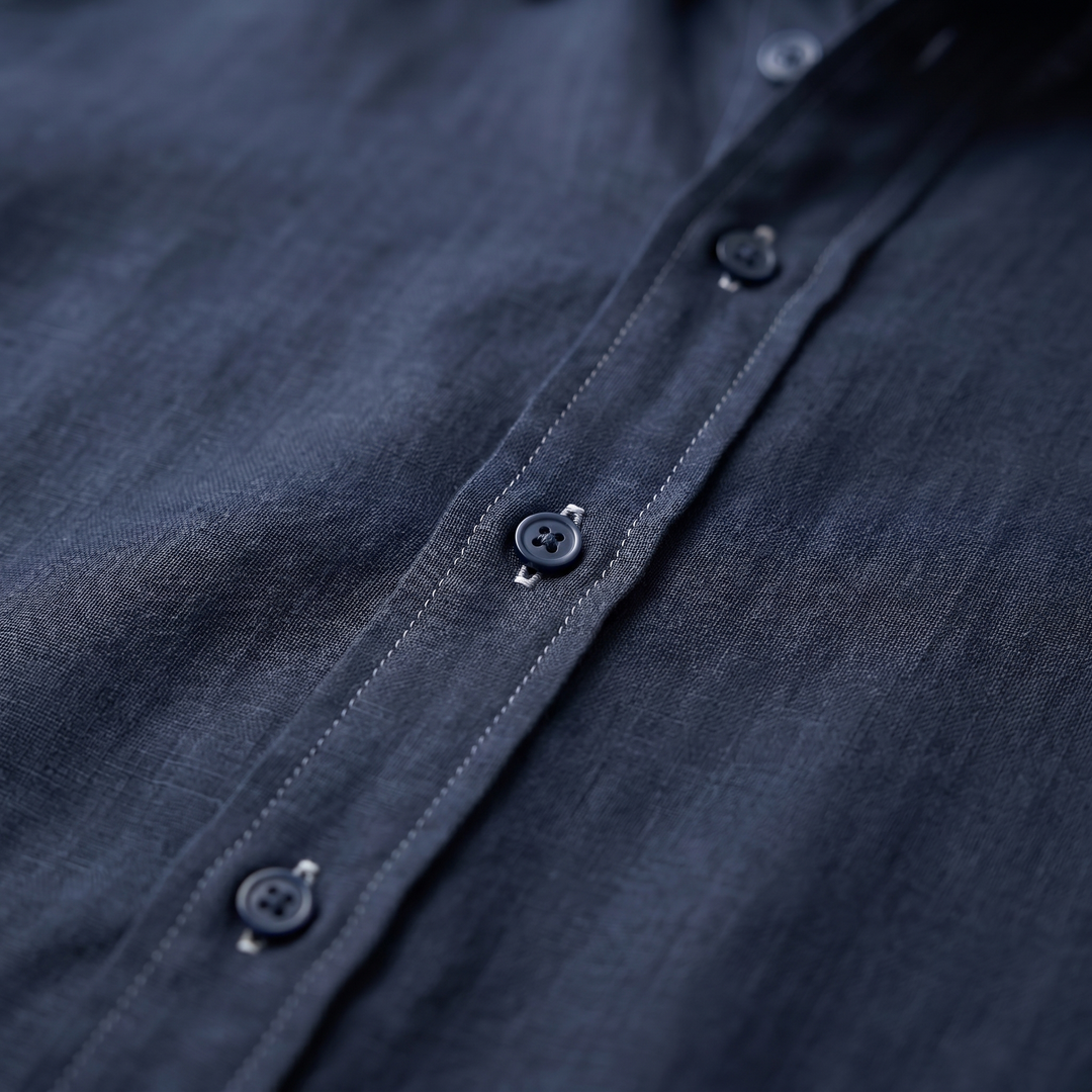 Sebastian | Men's Loose-Fit Shirt with Long Sleeves and a Classic Collar