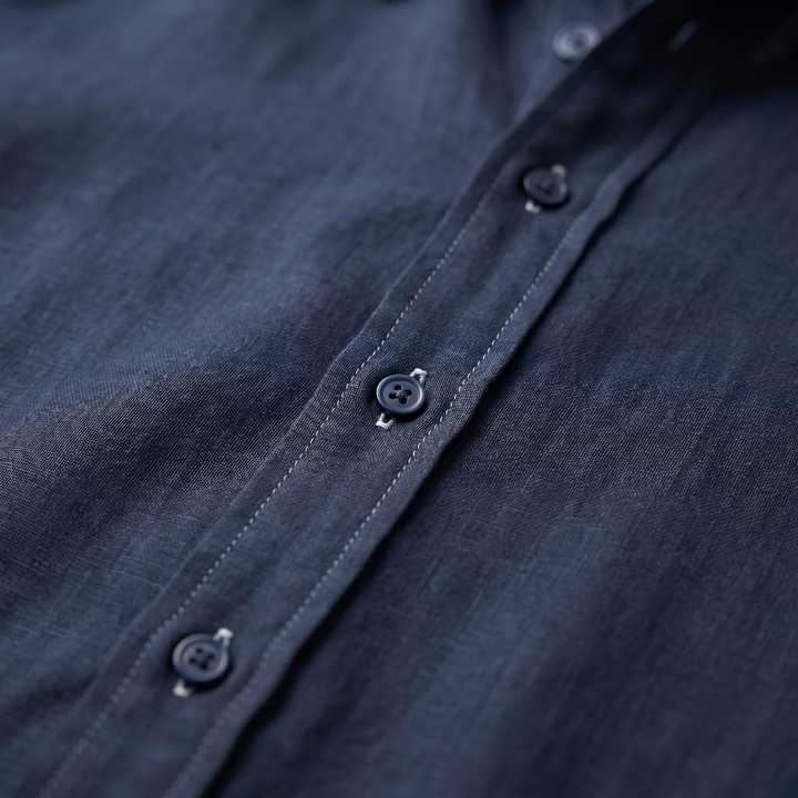 Sebastian | Men's Loose-Fit Shirt with Long Sleeves and a Classic Collar