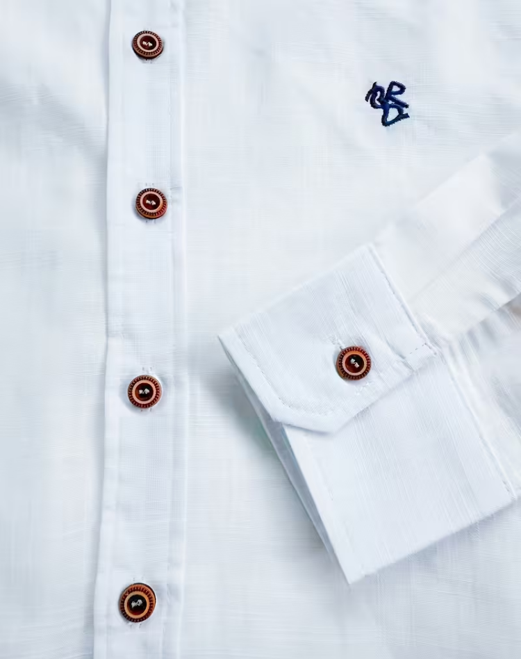 Maxwell | Męska Koszula Slim Fit z Klasycznym Kołnierzykiem i Długim Rękawem