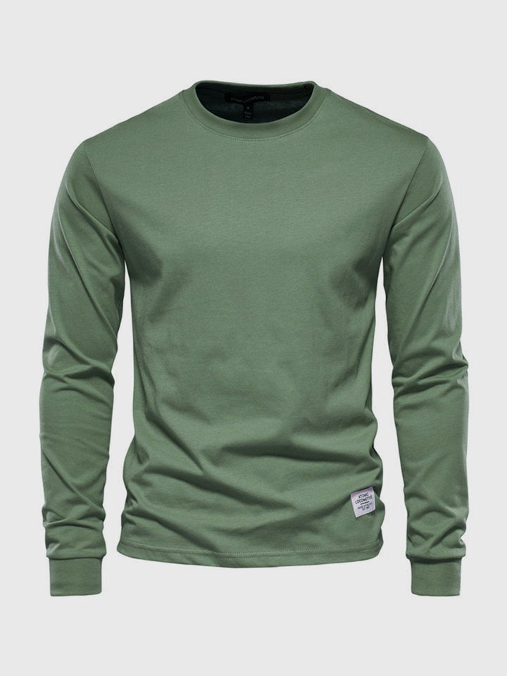 Longsleeve Męski Grzegorz - Komfortowa Bawełna na Chłodniejsze Dni 0