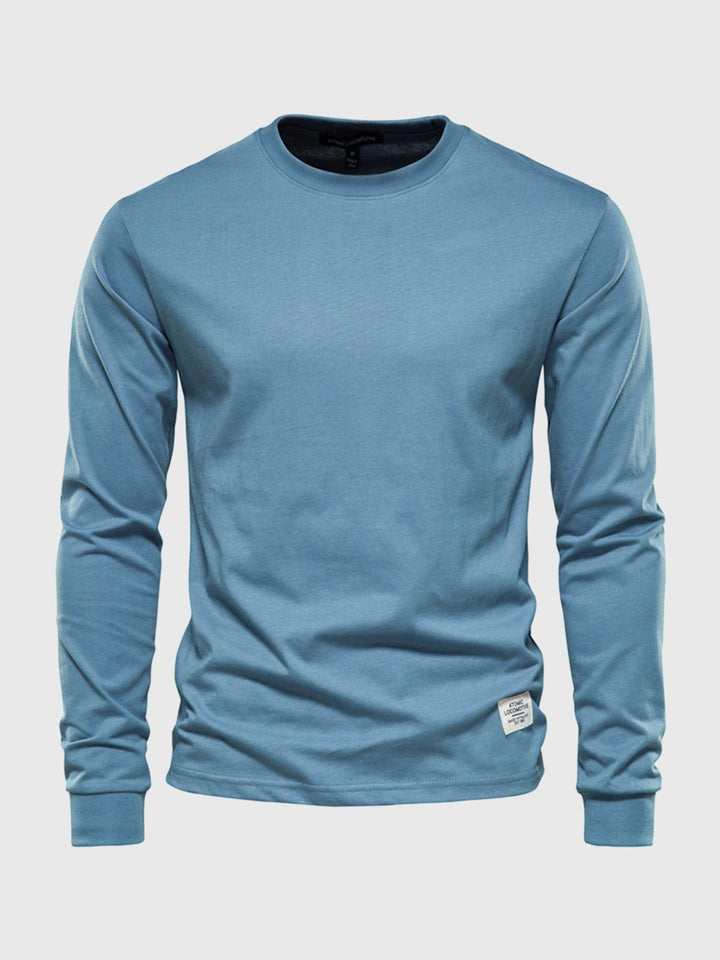 Longsleeve Męski Grzegorz - Komfortowa Bawełna na Chłodniejsze Dni 10