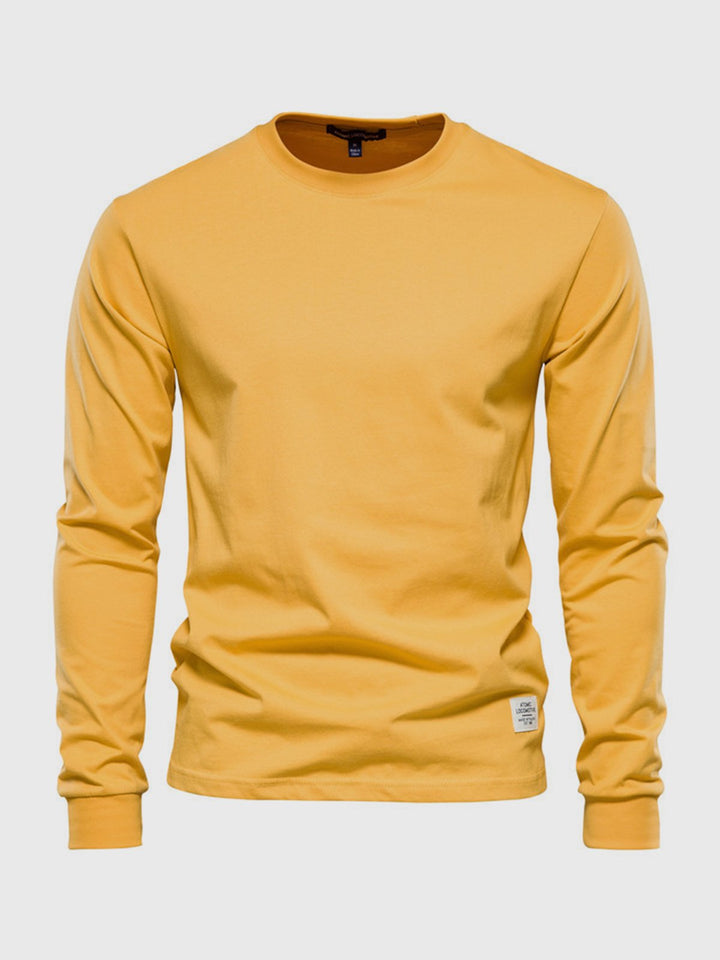 Longsleeve Męski Grzegorz - Komfortowa Bawełna na Chłodniejsze Dni 2