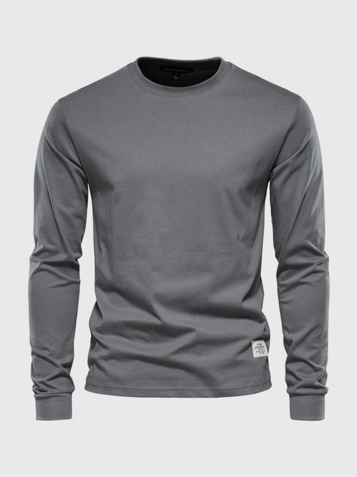 Longsleeve Męski Grzegorz - Komfortowa Bawełna na Chłodniejsze Dni 8