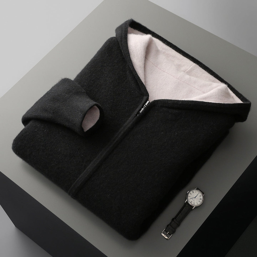 Men's Long Sleeve Zip-Up Hoodie | Casual Style