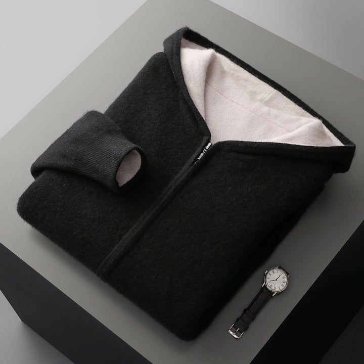 Men's Long Sleeve Zip-Up Hoodie | Casual Style