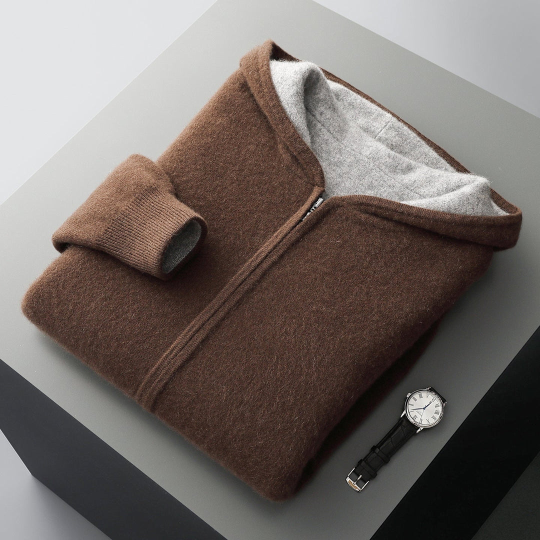 Men's Long Sleeve Zip-Up Hoodie | Casual Style