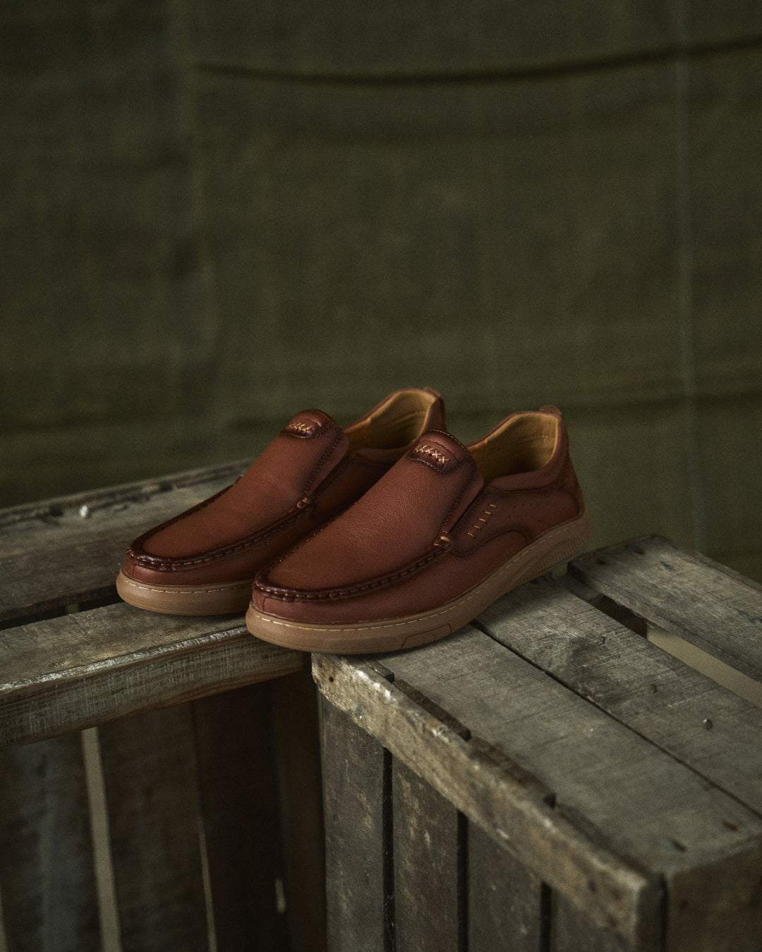 Męskie mokasyny typu slip-on z noskiem typu mokasyn | Klasyczne 2