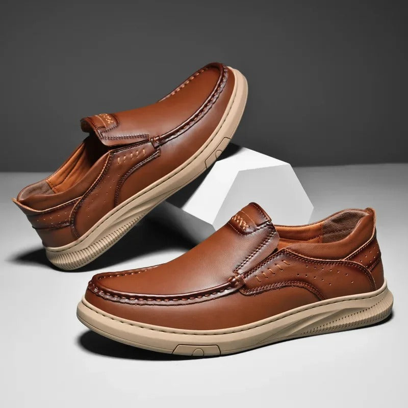 Męskie mokasyny typu slip-on z noskiem typu mokasyn | Klasyczne 7