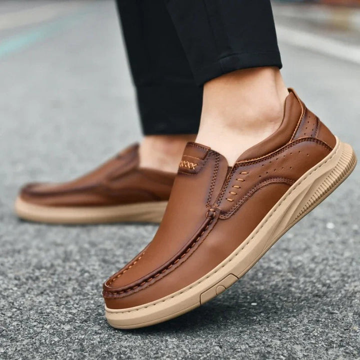 Męskie mokasyny typu slip-on z noskiem typu mokasyn | Klasyczne 8