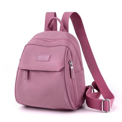 Mini Backpack Kobiety - lekki codzienny plecak z kilkoma przedmiotami i regulowanymi paskami - idealny na wycieczki i szkołę