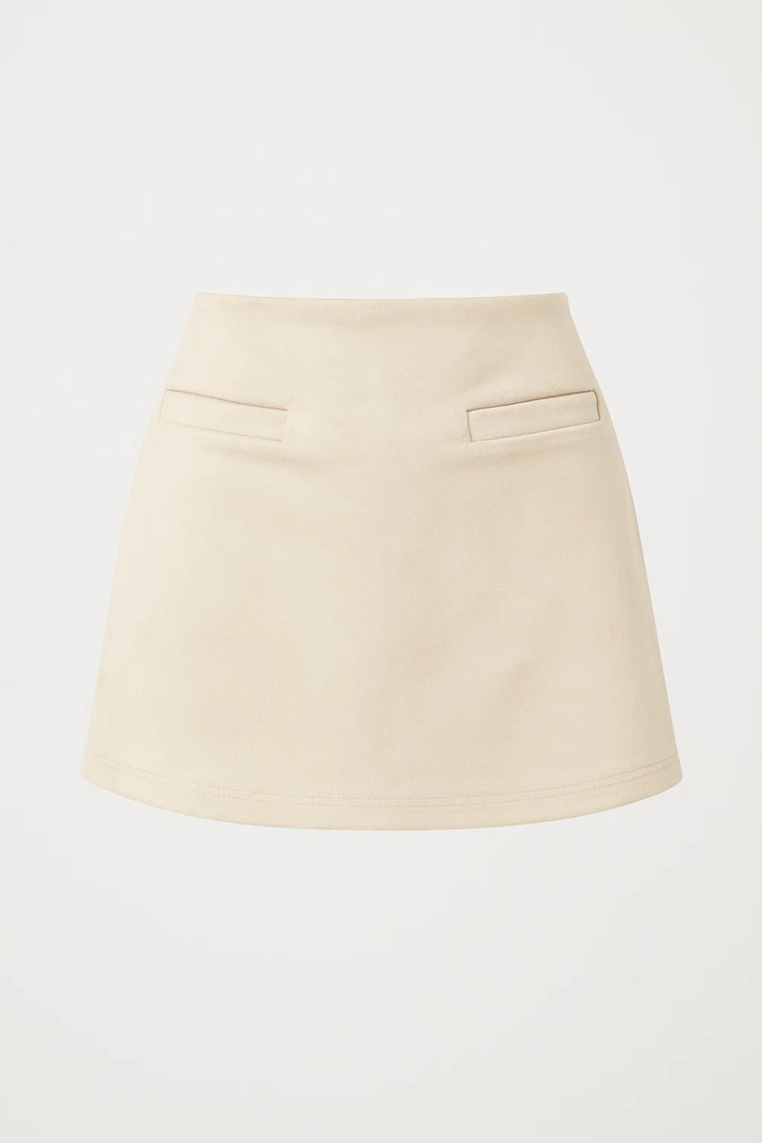 Women's Mini Skirt High Waist A-Line Cut Minimalist Design | Casual