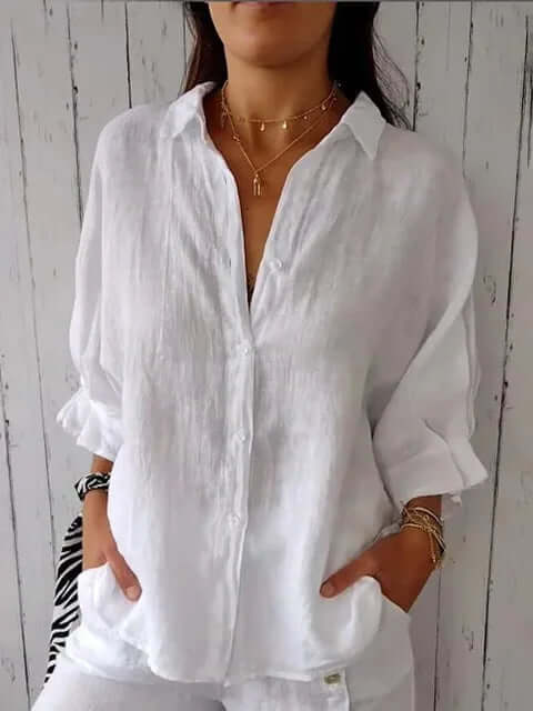 Hanna | Women's Loose Button-Up Shirt