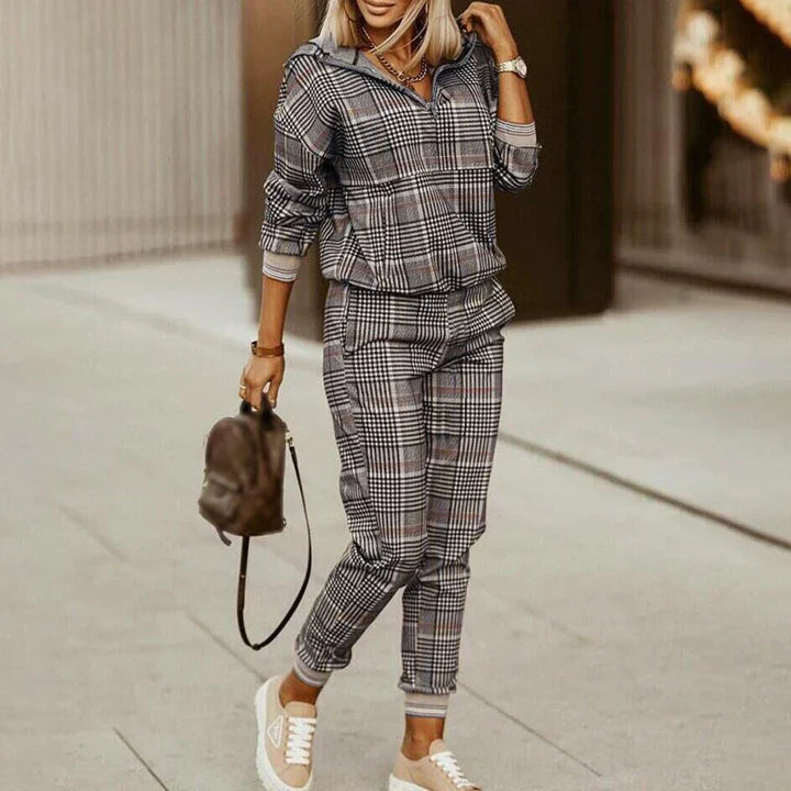 Women's Set with Hoodie and Drawstring Pants | Casual Outfit