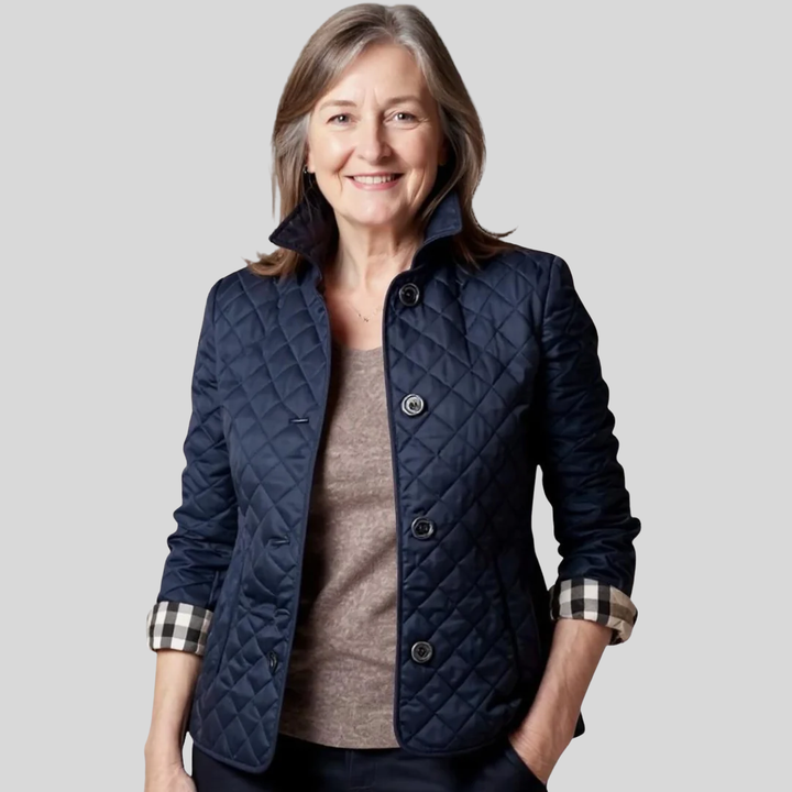 Maria | Women's quilted jacket with collar