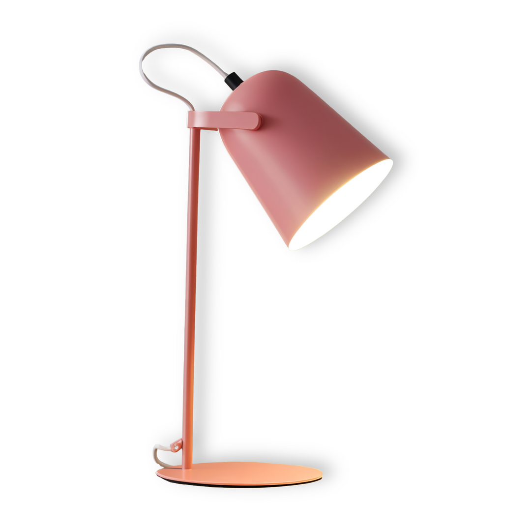Nordic Adjustable Macaron Desk Lamp – minimalistyczna lampa stołowa LED do sypialni i biura 0