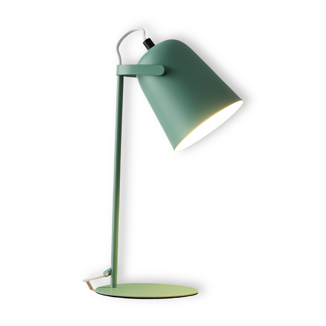 Nordic Adjustable Macaron Desk Lamp – minimalistyczna lampa stołowa LED do sypialni i biura 3