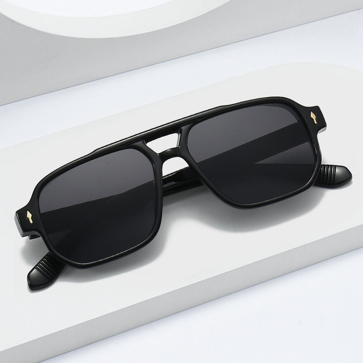 Męskie Okulary Przeciwsłoneczne | Kwadratowa Oprawka | Oversize Design | Nowoczesny Styl Casual
