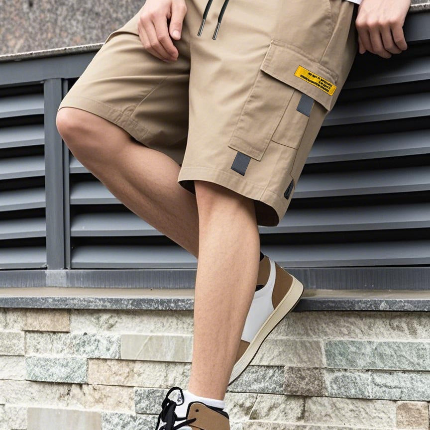 Męskie Szorty Cargo | Szorty Regular Fit | Wielokieszeniowy Design | Letni Styl Outdoor
