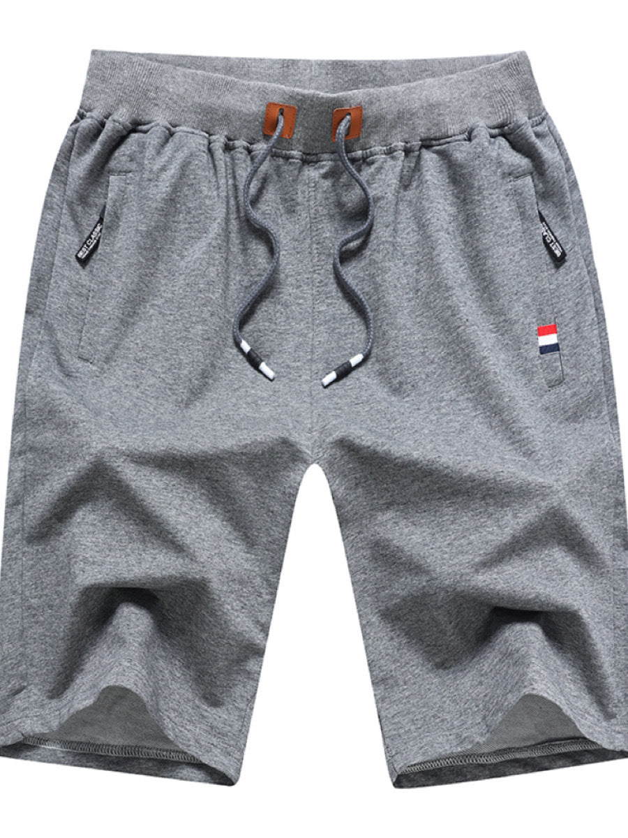 Men's Shorts | Loose Fit Shorts with Drawstring | Zipper Pockets | Casual Summer Style