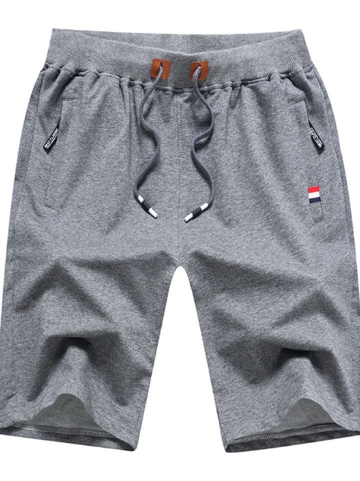 Men's Shorts | Loose Fit Shorts with Drawstring | Zipper Pockets | Casual Summer Style