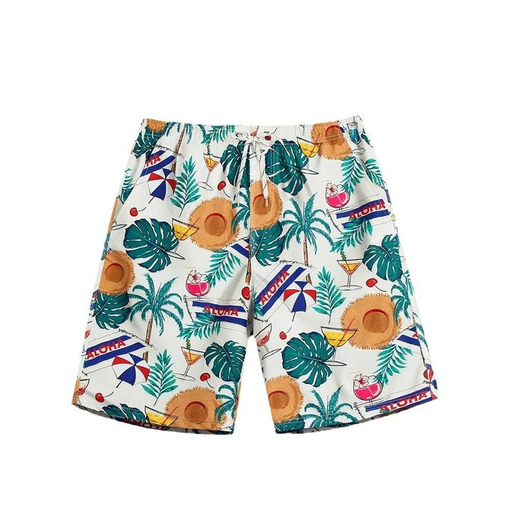 Men's Swim Shorts | Regular Fit | Tropical Pattern | Summer Beach Style