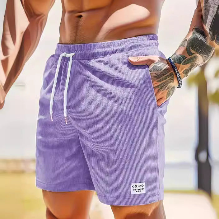 Men's Shorts | Relaxed Fit Shorts with Drawstring | Elastic Waistband | Casual Summer Style