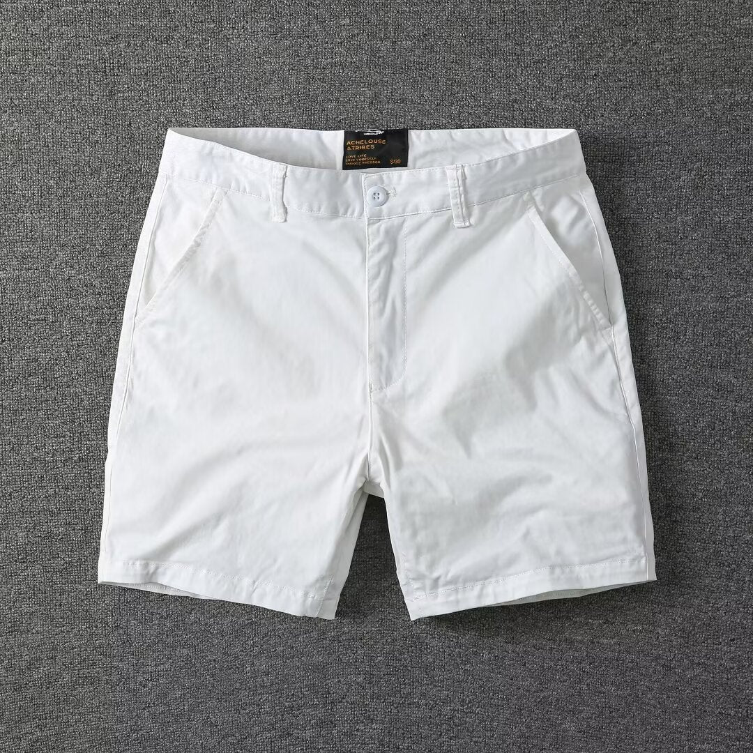 Męskie Szorty Letnie | Szorty Chino Regular Fit | Klasyczna Dopasowana Sylwetka | Styl Na Co Dzień