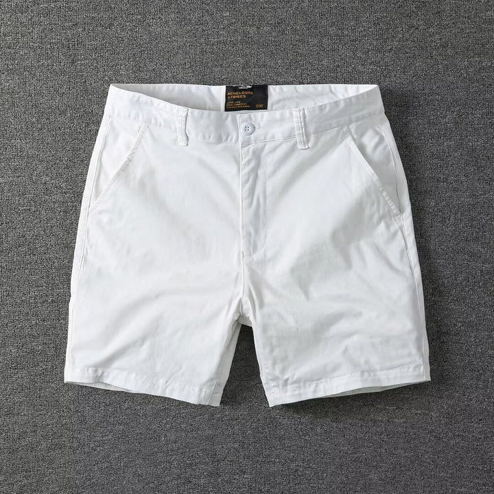 Męskie Szorty Letnie | Szorty Chino Regular Fit | Klasyczna Dopasowana Sylwetka | Styl Na Co Dzień