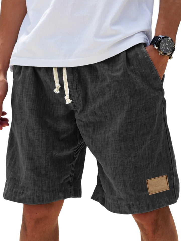 Męskie Szorty Casual | Luźne Szorty Na Lato | Regulowane Wiązanie w Pasie | Wakacyjny Styl Na Co Dzień