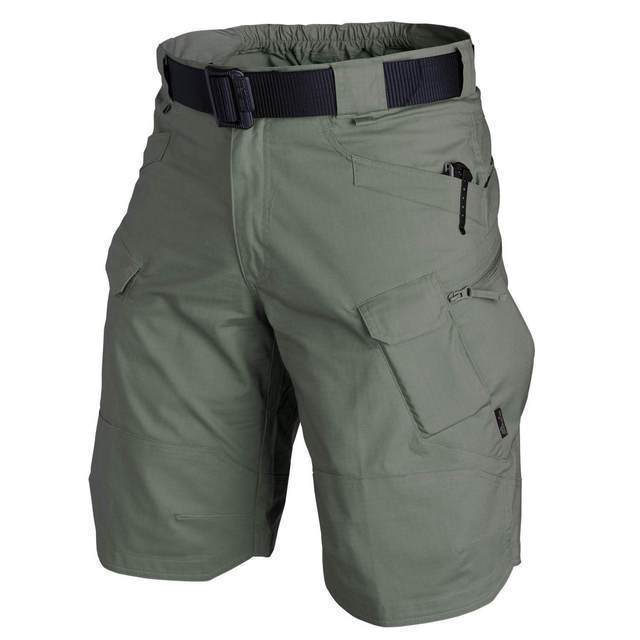 Męskie Szorty Cargo | Szorty Regular Fit | Wielokieszeniowy Design i Pasek | Casualowy Styl Outdoor