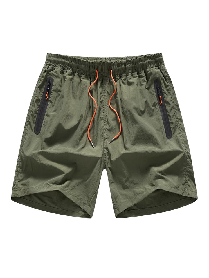 Men's Swim Shorts | Regular Fit Shorts | Zip Pockets | Summer Beach Style