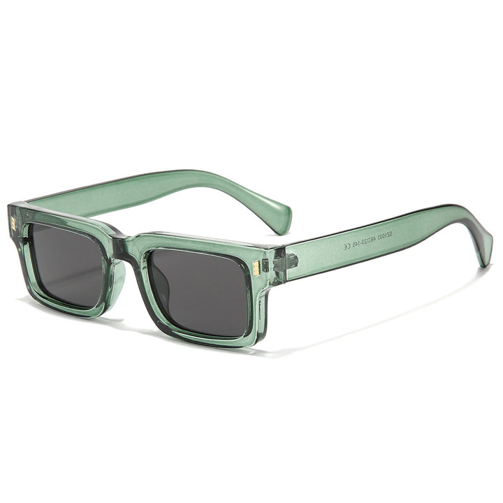 Męskie Okulary Przeciwsłoneczne | Prostokątne Okulary z Pełną Oprawką | Wyrazisty Design Oprawki | Nowoczesny Styl Na Co Dzień