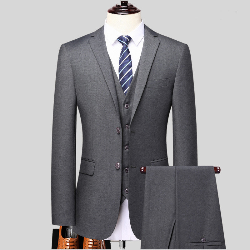 Men's Suit Set | Three Pieces | Classic Blazer with Vest | Formal Elegance