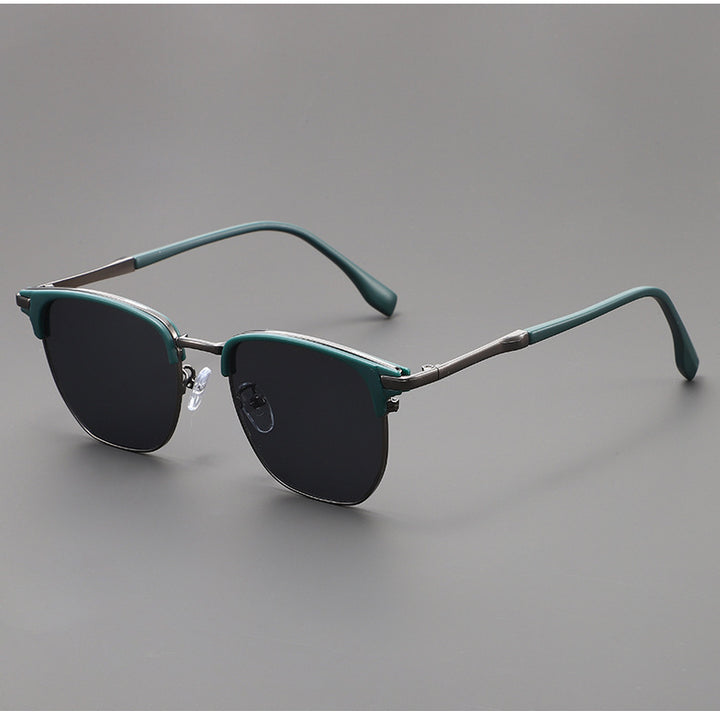 Męskie Modne Okulary Przeciwsłoneczne | Kwadratowe Okulary Retro | Lekkie Codzienne Użytkowanie | Nowoczesny Wygląd