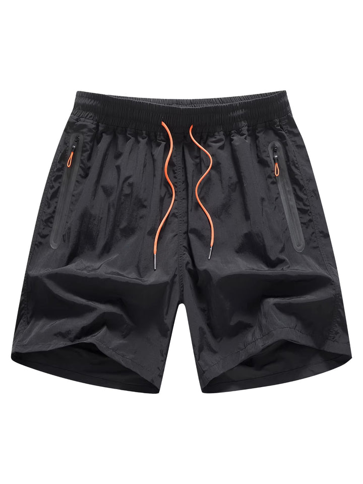 Men's Swim Shorts | Regular Fit Shorts | Zip Pockets | Summer Beach Style