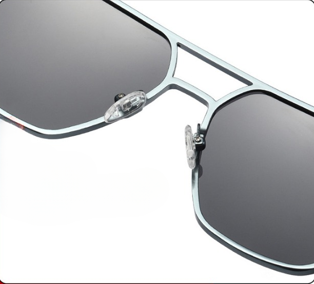 Men's Square Full Frame Classic Style Sunglasses | Dark Lenses