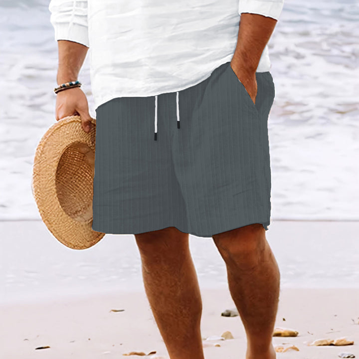 Men's Shorts | Loose Fit | Adjustable Drawstring Waist | Summer Beach Style
