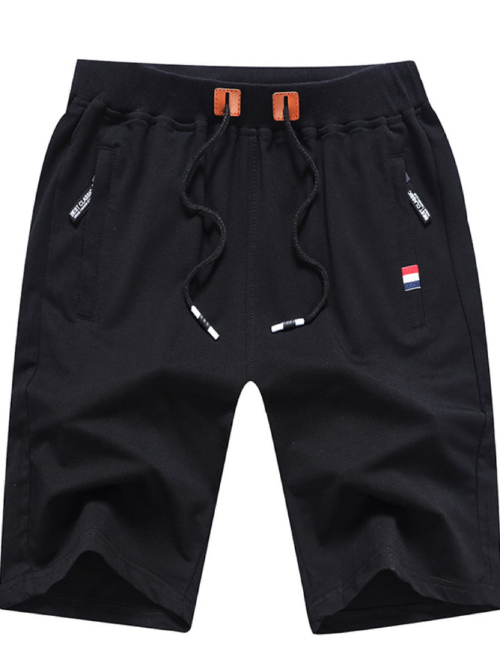 Men's Shorts | Loose Fit Shorts with Drawstring | Zipper Pockets | Casual Summer Style